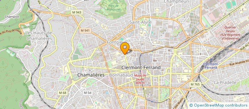 localisation de l'entreprise AMICALE DES RETRAITES DE SAINTE-MARIE  CLERMONT-FERRAND