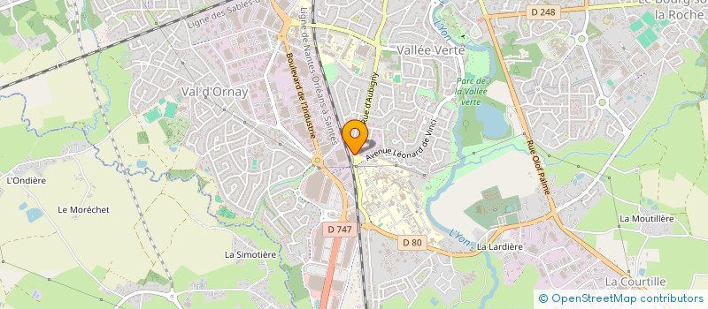 localisation de l'entreprise AMICALE DES RETRAITES DES ADMINISTRATIONS FINANCIERES DE LA VENDEE (A.R.A.F.I.V.)  ROCHE SUR YON (LA)
