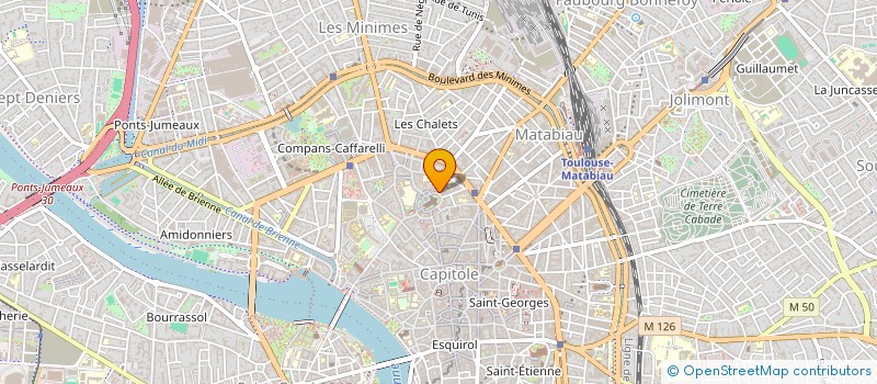 localisation de l'entreprise AMICALE DES RETRAITES DES ARTS GRAPHIQUES DE LA HAUTE-GARONNE à TOULOUSE