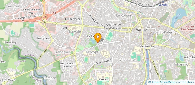 localisation de l'entreprise AMICALE DES RETRAITES DU CMB 56 à VANNES