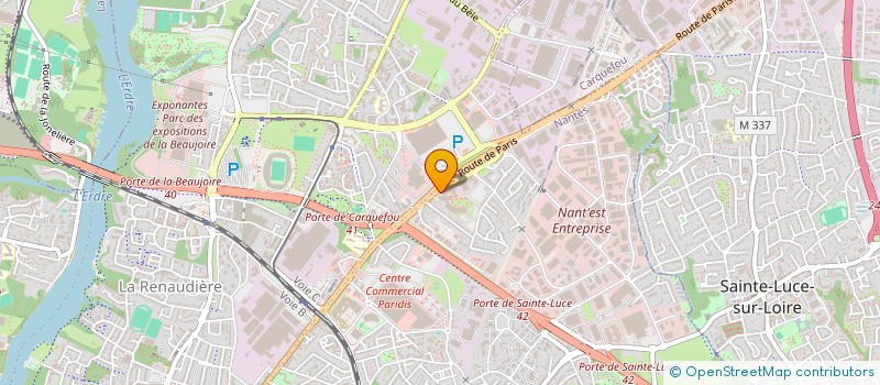 localisation de l'entreprise AMICALE DES RETRAITES DU CREDIT AGRICOLE ATLANTIQUE-VENDEE à NANTES