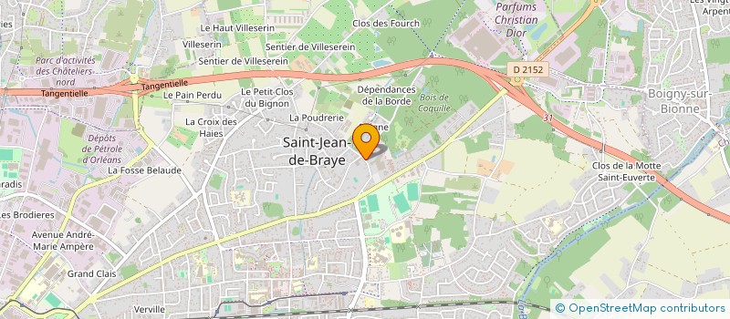 localisation de l'entreprise AMICALE DES RETRAITES DU CREDIT AGRICOLE CENTRE LOIRE à SAINT-JEAN-DE-BRAYE