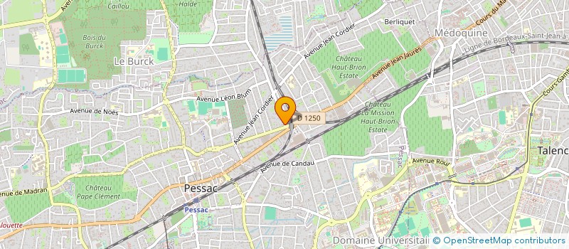 localisation de l'entreprise AMICALE DES RETRAITES EN MOUVEMENT à PESSAC