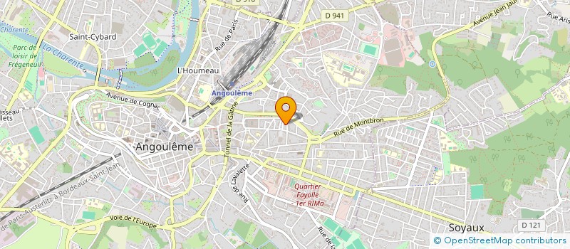 localisation de l'entreprise AMICALE DES RETRAITES ET VEUFS ET VEUVES DE RETRAITES DE LA VILLE D ANGOULEME à ANGOULEME