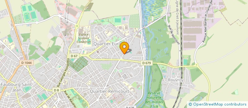 localisation de l'entreprise AMICALE DES RETRAITES GENDARMERIE DE L AISNE à SAINT-QUENTIN