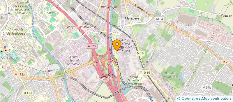 localisation de l'entreprise AMICALE DES RETRAITES MATRA TOULOUSE à TOULOUSE