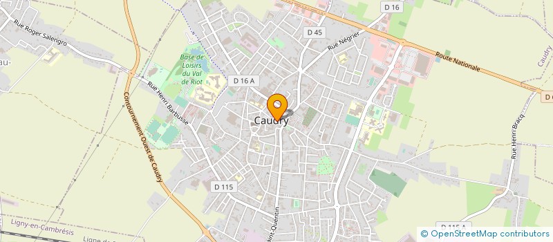 localisation de l'entreprise AMICALE DES RETRAITES MUNICIPAUX DE CAUDRY  CAUDRY