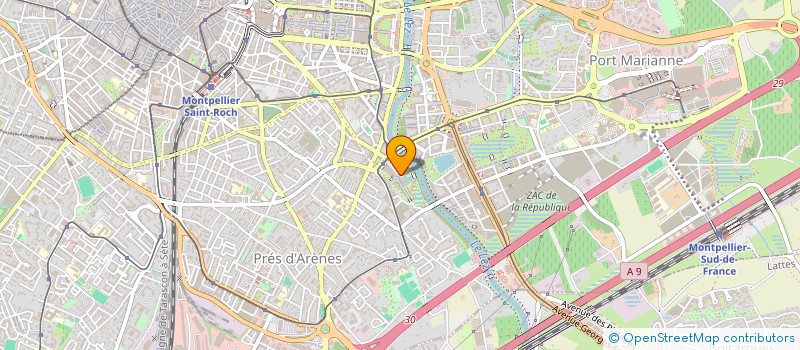localisation de l'entreprise AMICALE DES RETRAITES MUNICIPAUX DE LA VILLE DE MONTPELLIER à MONTPELLIER