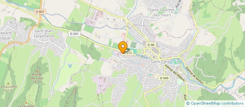 localisation de l'entreprise AMICALE DES RETRAITES SERMATI  SAINT-CERE