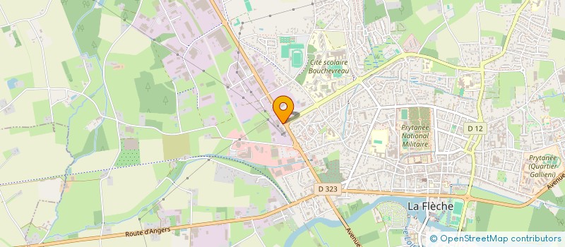 localisation de l'entreprise AMICALE DES RETRAITES TRIVIUM PACKAGING WEST FRANCE à LA FLECHE