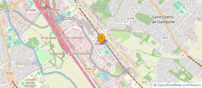 localisation de l'entreprise AMICALE DES RETRAITES URSSAF ACOSS 31  LABEGE