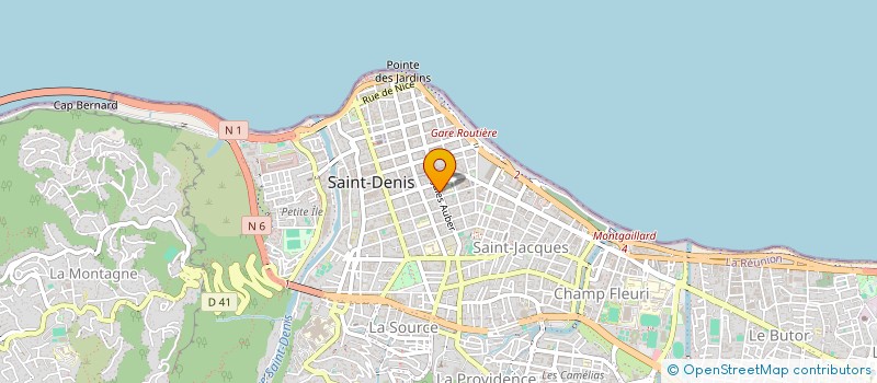 localisation de l'entreprise AMICALE DES REUNIONNAIS ORIGINAIRES DU GOUJERAT à SAINT-DENIS
