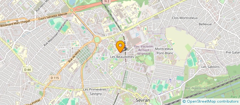 localisation de l'entreprise AMICALE DES ROSERAIE à SEVRAN
