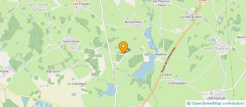 localisation de l'entreprise AMICALE DES SAPEURS POMPIER DE CHENERAILLES à CHENERAILLES