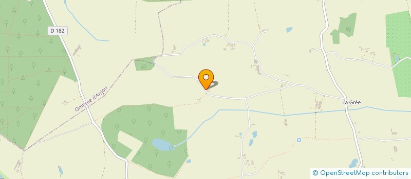 localisation de l'entreprise AMICALE DES SAPEURS POMPIERS  CHALLAIN-LA-POTHERIE