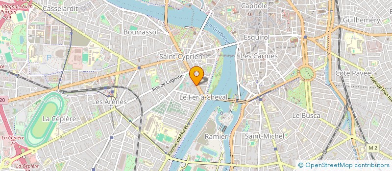 localisation de l'entreprise AMICALE DES SAPEURS POMPIERS à TOULOUSE