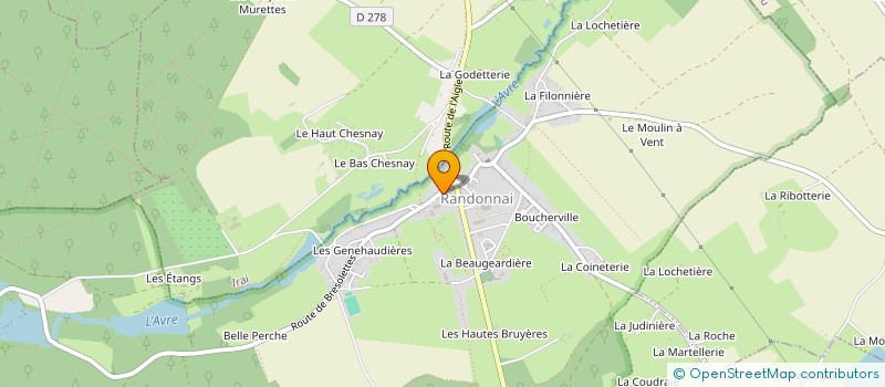 localisation de l'entreprise AMICALE DES SAPEURS POMPIERS à TOUROUVRE AU PERCHE