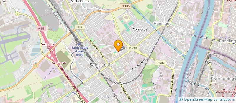 localisation de l'entreprise AMICALE DES SAPEURS POMPIERS à SAINT-LOUIS