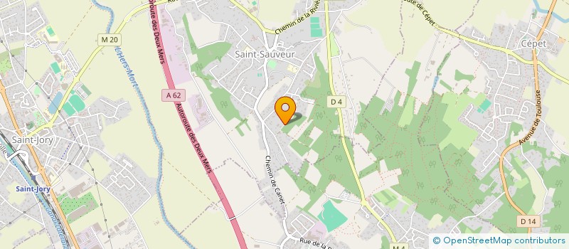 localisation de l'entreprise AMICALE DES SAPEURS POMPIERS  SAINT-JORY