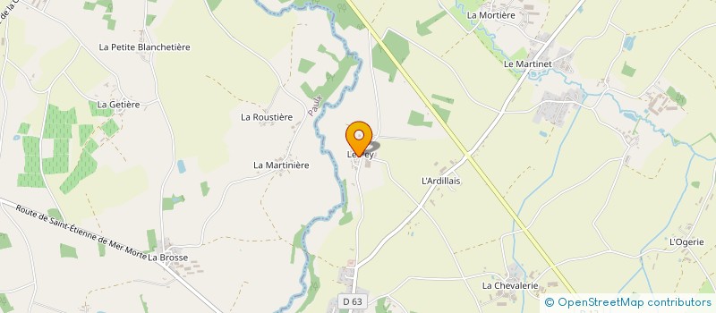 localisation de l'entreprise AMICALE DES SAPEURS POMPIERS  SAINT-ETIENNE-DE-MER-MORTE