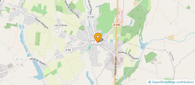 localisation de l'entreprise AMICALE DES SAPEURS POMPIERS  SAINT-MARTIN-D'AUXIGNY