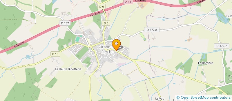 localisation de l'entreprise AMICALE DES SAPEURS POMPIERS à AUTHON-DU-PERCHE