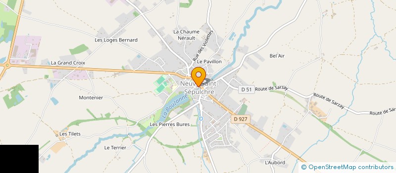 localisation de l'entreprise AMICALE DES SAPEURS POMPIERS à NEUVY-SAINT-SEPULCHRE