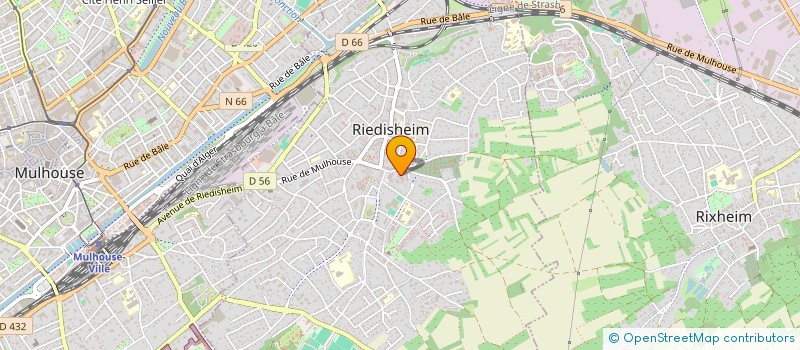 localisation de l'entreprise AMICALE DES SAPEURS POMPIERS  RIEDISHEIM