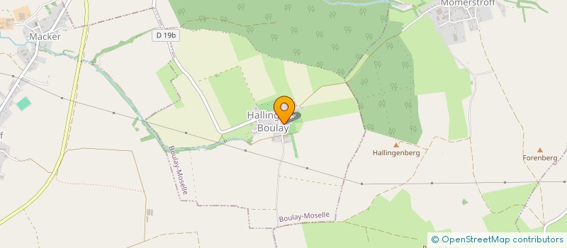 localisation de l'entreprise AMICALE DES SAPEURS POMPIERS  DENTING