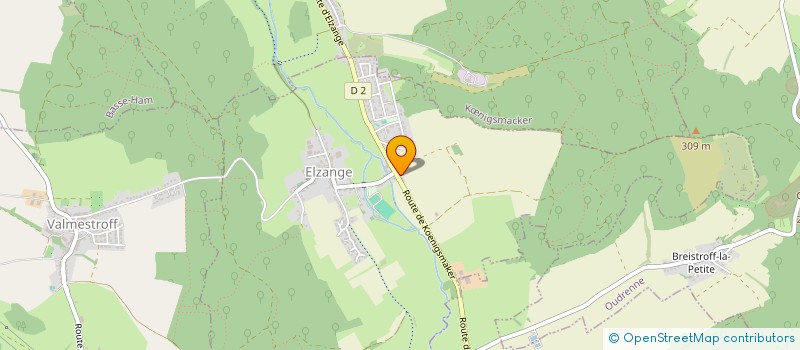 localisation de l'entreprise AMICALE DES SAPEURS POMPIERS  INGLANGE