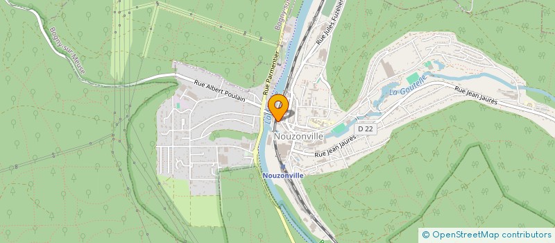 localisation de l'entreprise AMICALE DES SAPEURS POMPIERS  NOUZONVILLE