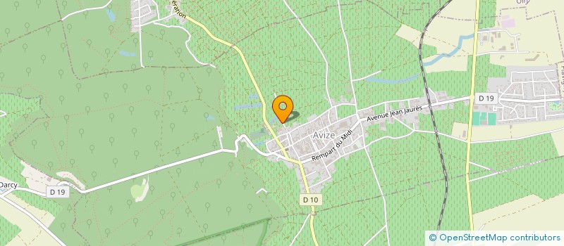 localisation de l'entreprise AMICALE DES SAPEURS POMPIERS  BLANCS-COTEAUX