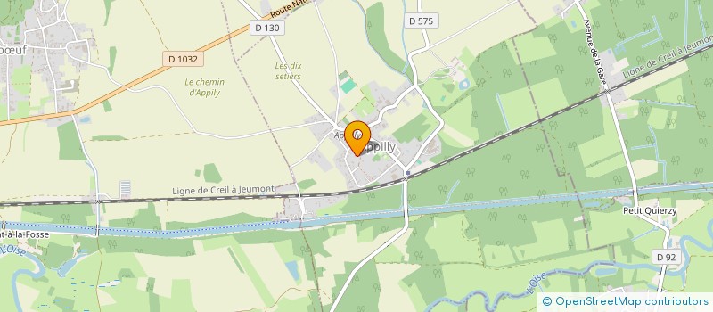 localisation de l'entreprise AMICALE DES SAPEURS POMPIERS  VARESNES