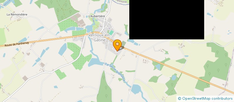 localisation de l'entreprise AMICALE DES SAPEURS POMPIERS  MONCOUTANT-SUR-SEVRE