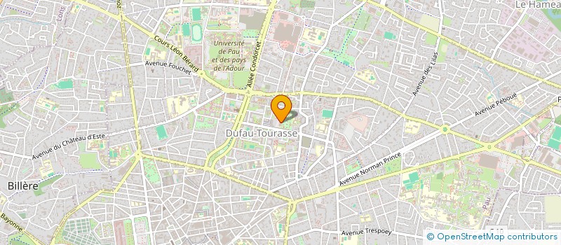 localisation de l'entreprise AMICALE DES SAPEURS POMPIERS à PAU