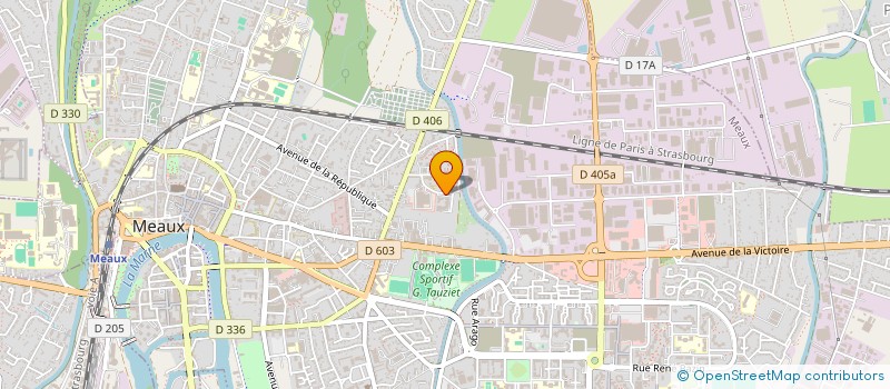 localisation de l'entreprise AMICALE DES SAPEURS POMPIERS à MEAUX