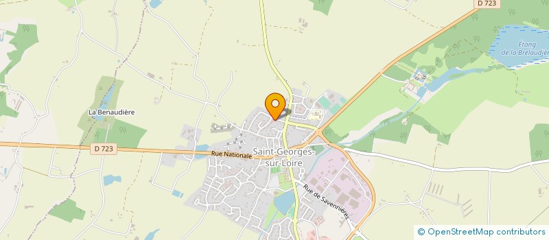 localisation de l'entreprise AMICALE DES SAPEURS POMPIERS  SAINT-GEORGES-SUR-LOIRE