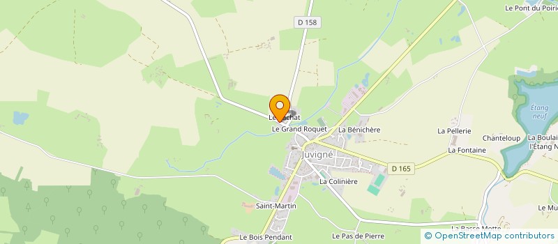 localisation de l'entreprise AMICALE DES SAPEURS POMPIERS  ERNEE