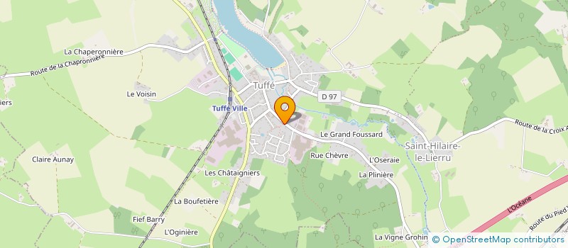 localisation de l'entreprise AMICALE DES SAPEURS POMPIERS  TUFFE-VAL-DE-LA-CHERONNE