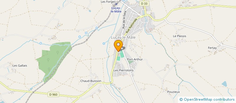 localisation de l'entreprise AMICALE DES SAPEURS POMPIERS à LUCAY-LE-MALE