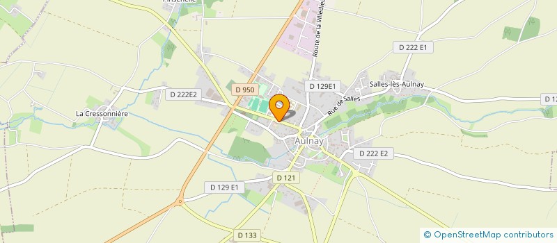 localisation de l'entreprise AMICALE DES SAPEURS POMPIERS ACTIFS D'AULNAY  AULNAY