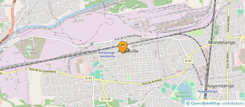 localisation de l'entreprise AMICALE DES SAPEURS POMPIERS D AMNEVILLE  AMNEVILLE