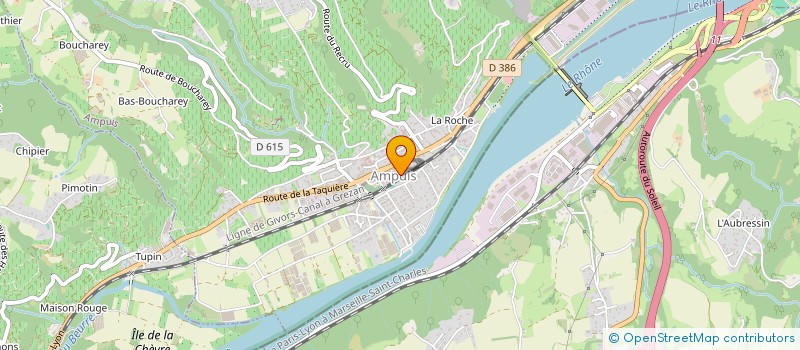 localisation de l'entreprise AMICALE DES SAPEURS-POMPIERS D'AMPUIS à AMPUIS