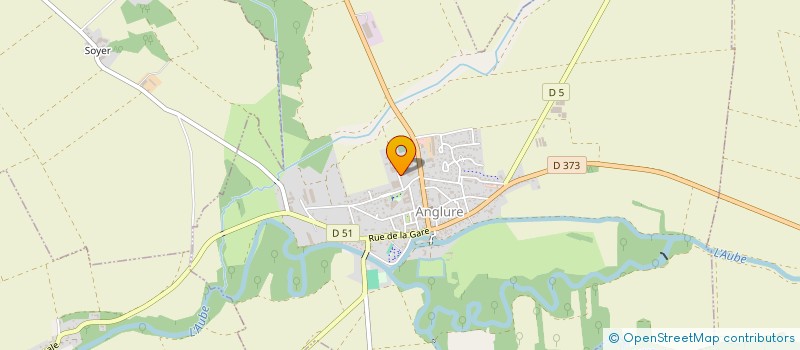 localisation de l'entreprise AMICALE DES SAPEURS-POMPIERS D'ANGLURE  ANGLURE