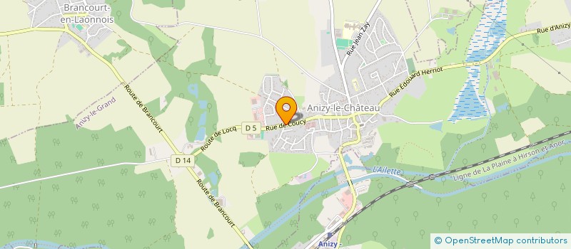 localisation de l'entreprise AMICALE DES SAPEURS POMPIERS D'ANIZY LE CHATEAU à ANIZY-LE-GRAND