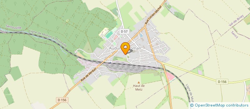 localisation de l'entreprise AMICALE DES SAPEURS-POMPIERS D'AUDUN LE ROMAN  AUDUN-LE-ROMAN