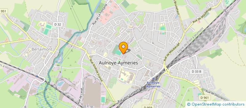 localisation de l'entreprise AMICALE DES SAPEURS POMPIERS D AULNOYE AYMERIES à AULNOYE-AYMERIES