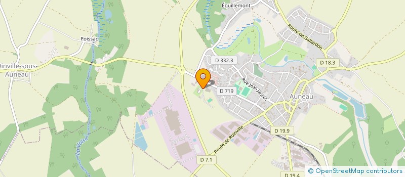 localisation de l'entreprise AMICALE DES SAPEURS POMPIERS D'AUNEAU à AUNEAU-BLEURY-SAINT-SYMPHORIEN