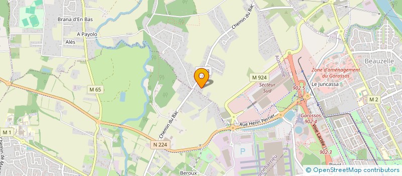 localisation de l'entreprise AMICALE DES SAPEURS-POMPIERS D'AUSSONNE à AUSSONNE