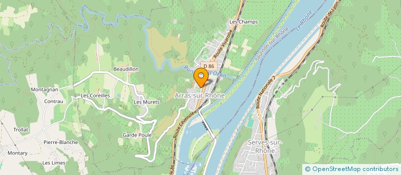 localisation de l'entreprise AMICALE DES SAPEURS POMPIERS D'ECLASSAN  ECLASSAN